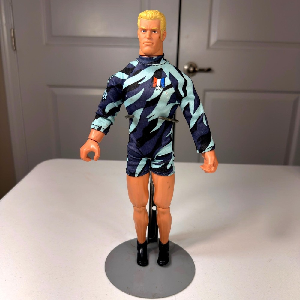 Vintage GI Joe Wet Suit Scuba Diver Action Figure Hasbro 1996 12 Inch Blonde